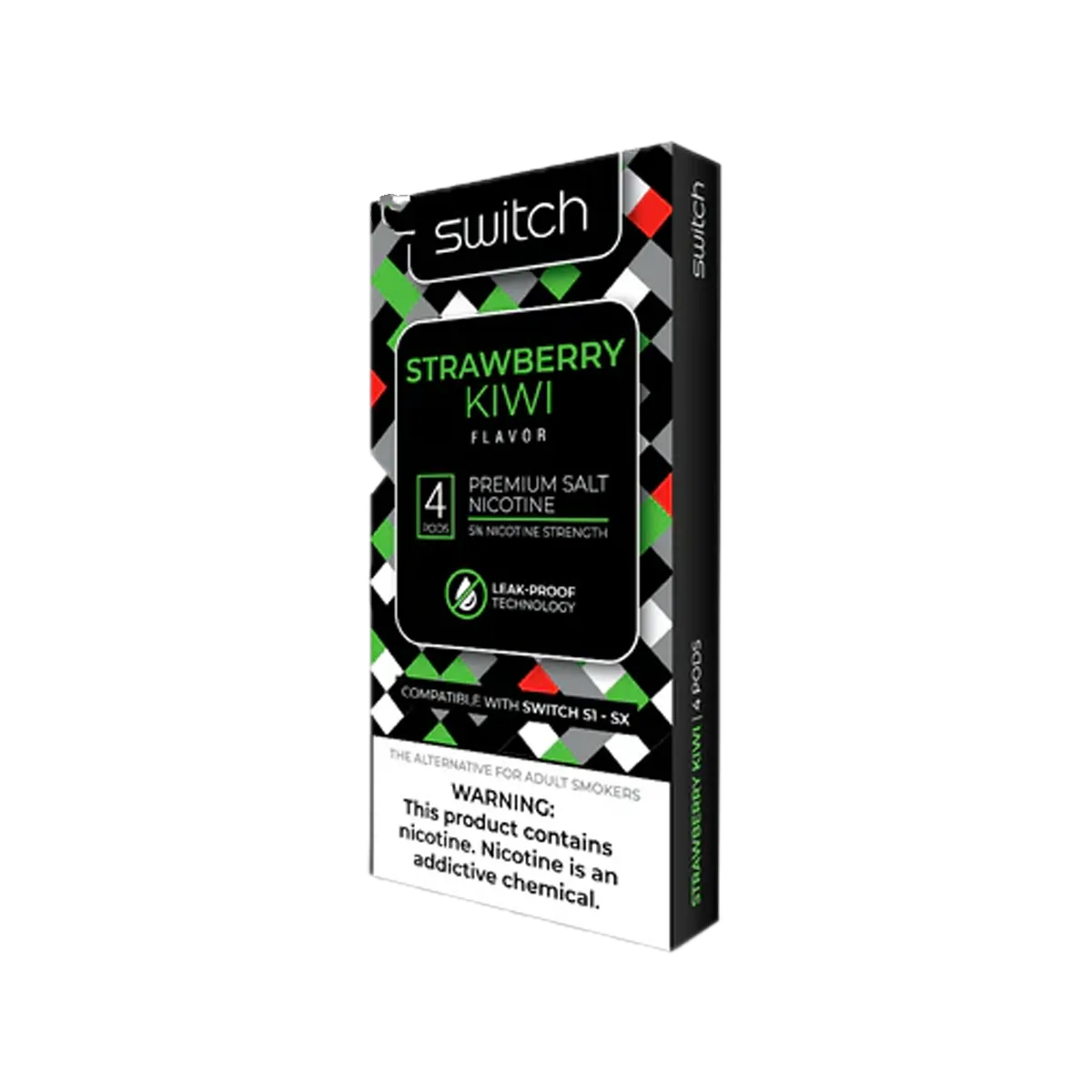 Switch Flavor Strawberry Kiwi 4Pods