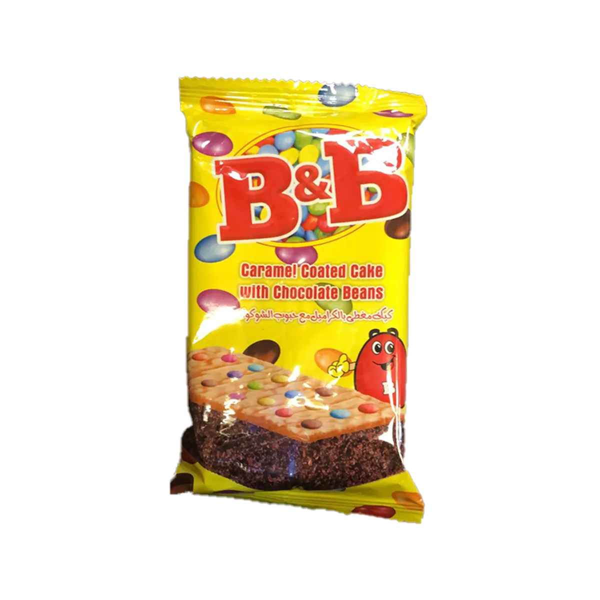 B&B Caramel Coated Cake With Beans 30G
