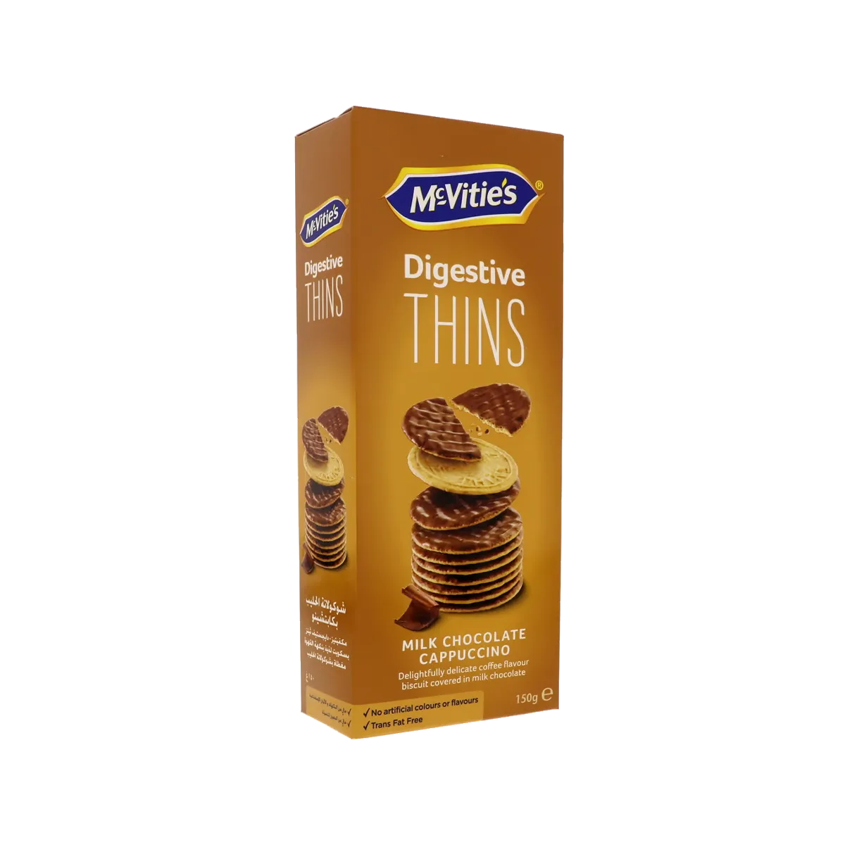 Krunchees Digestive Thins Cappuccino Biscuit With Milk Chocolate 120G