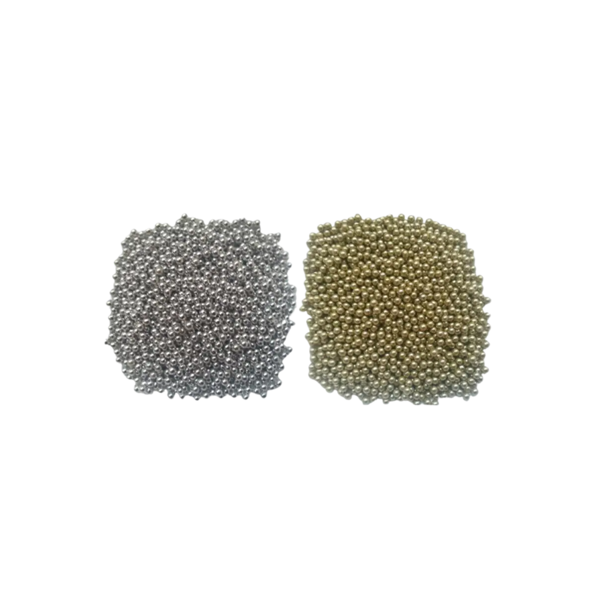 N S Cake Decoration Silver Golden Balls 100Gm