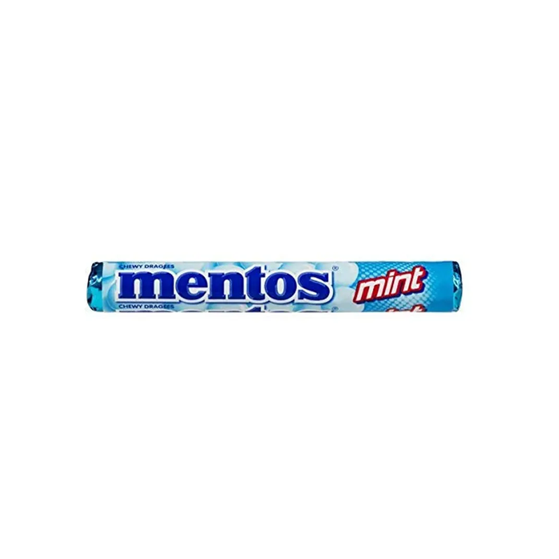 Mentos Chewy Dragees Mint Roll 29g