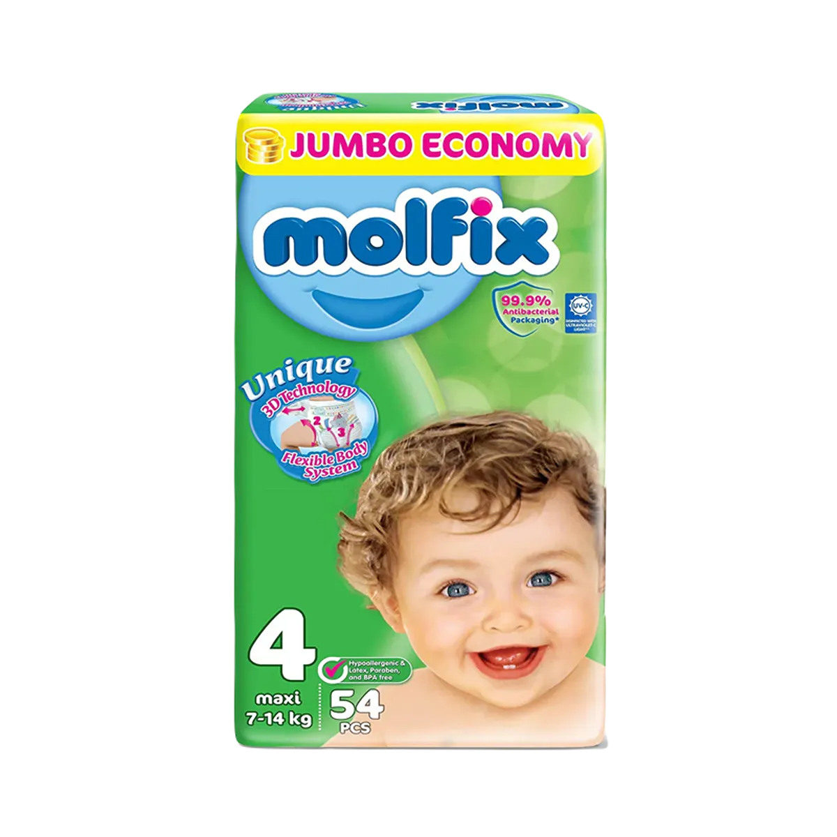 Molfix Jumbo Economy Stage 4 Maxi 54Pcs