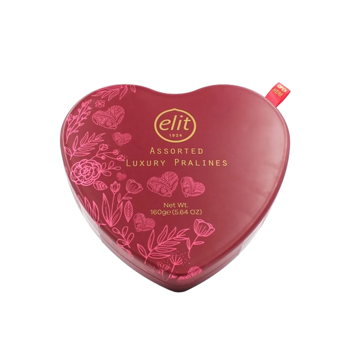 Elit Assorted Luxury Pralines Heart 160g