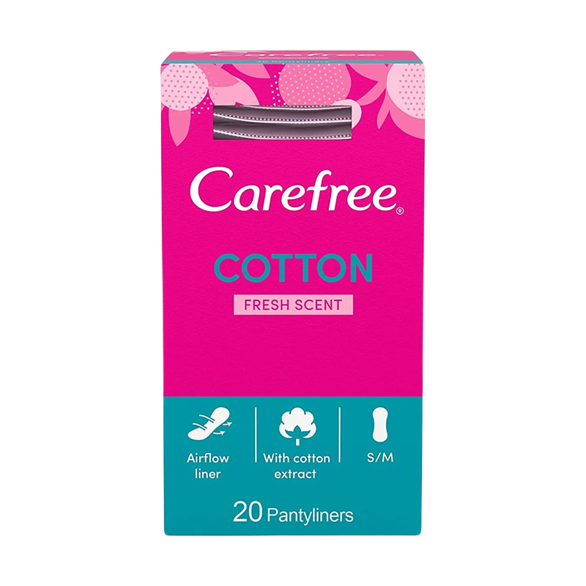 Carefree Cotton Fresh Scent 20 Liner
