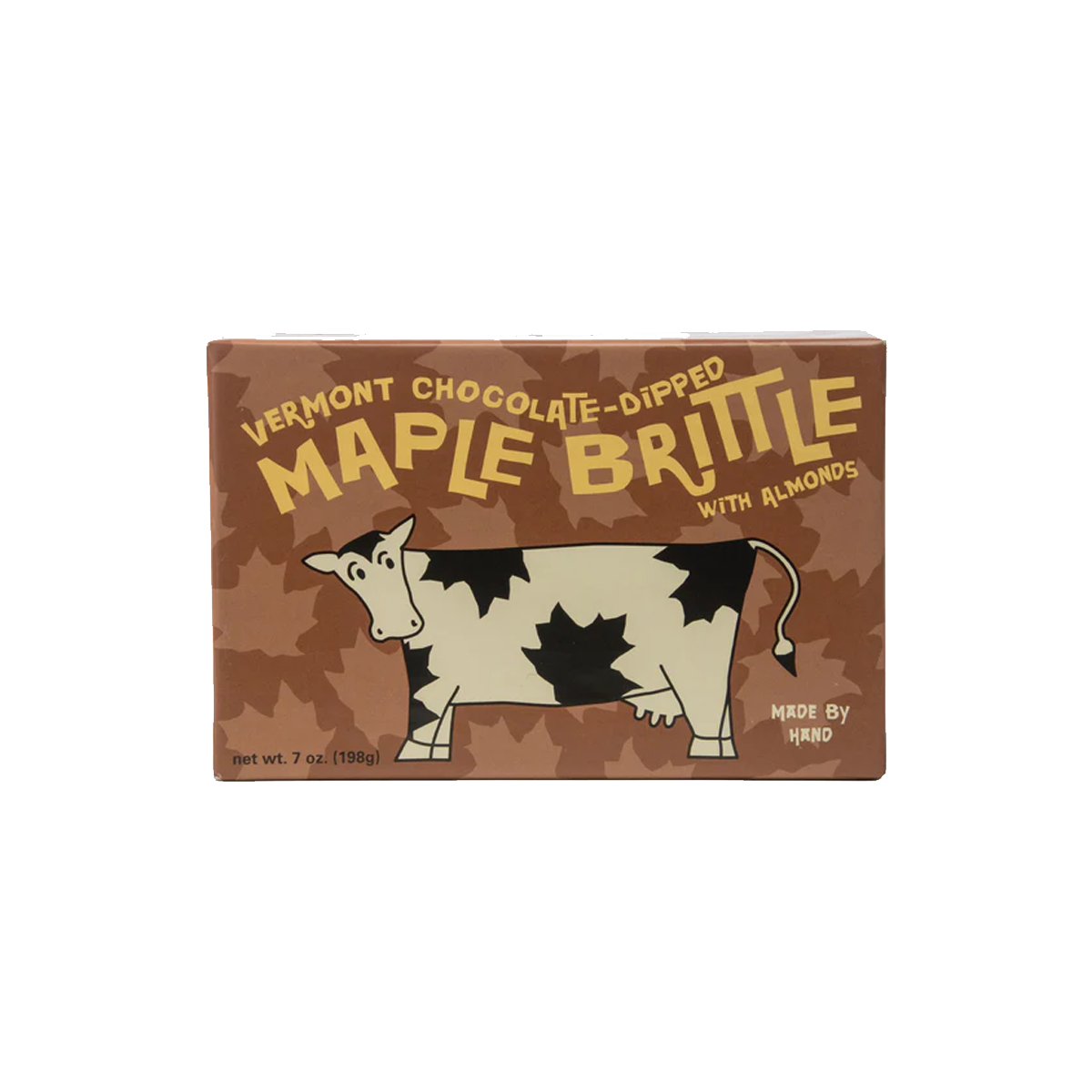 Sweet on Vermont - Chocolate-Dipped Maple Brittle with Almonds - Box - Case of 12 - 7 oz