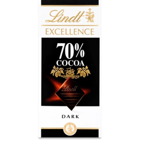 Lindt Excellence Bar Suave Dark 70% 100G