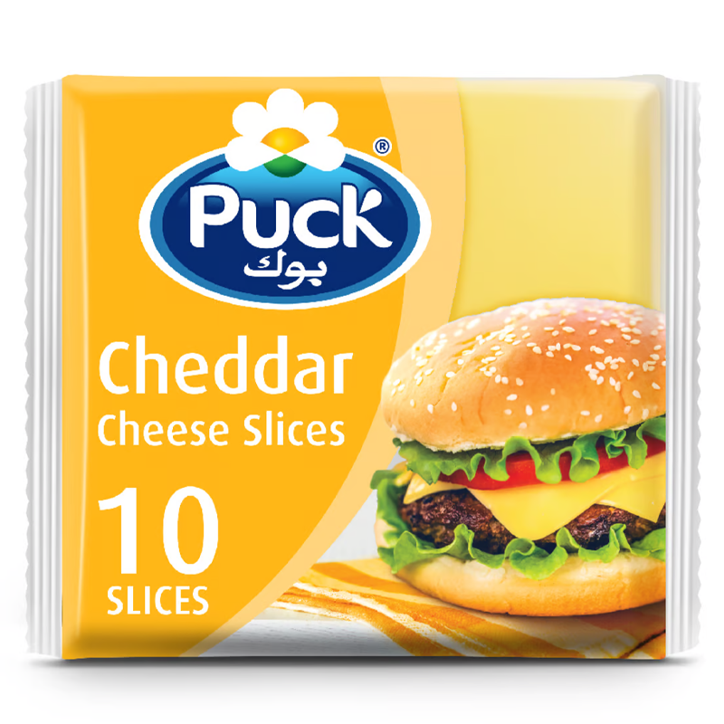 Puck Slice Cheese 10Pcs 200g Cheddar