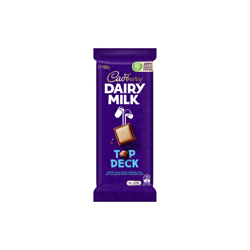 Cadbury Chocolate Top Deck 180g