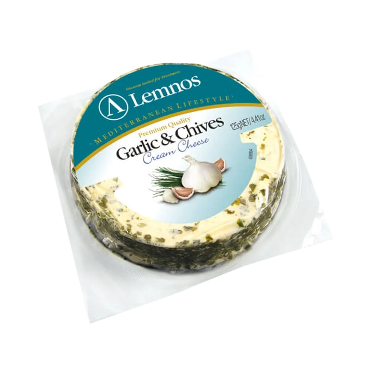 Garlic & Chives Cream Cheese Lemnos 125G