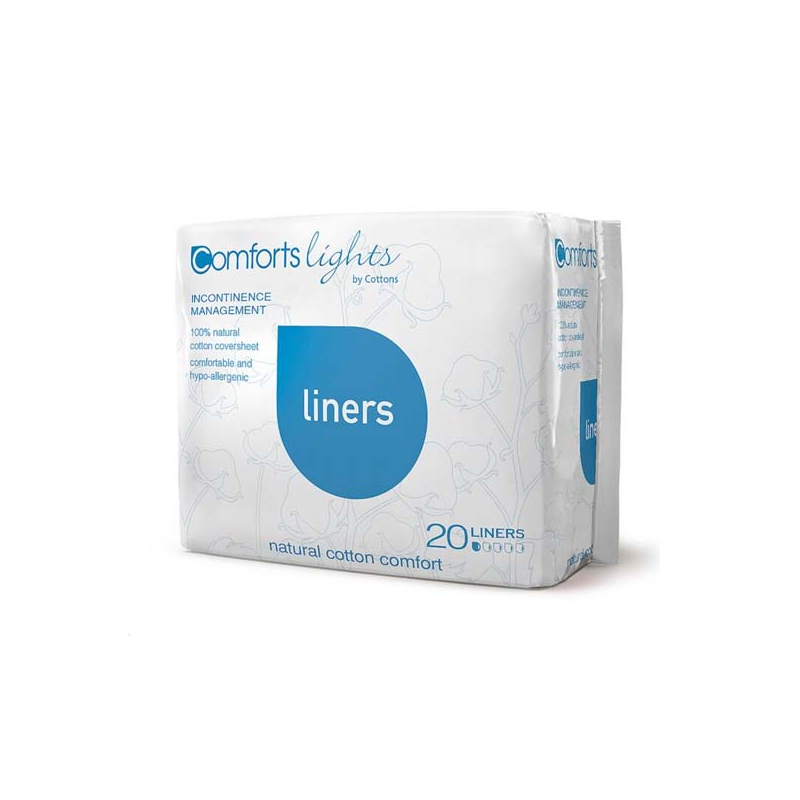 COTTONS PANTYLINERS 20S DISCREET
