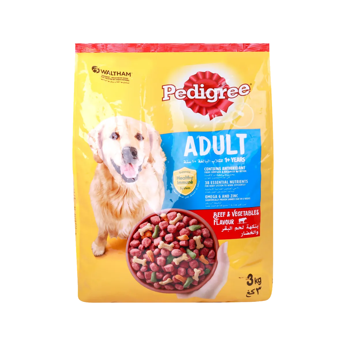 Pedigree Dog Food Adult Beef & Vegetable Fl 1.5Kg