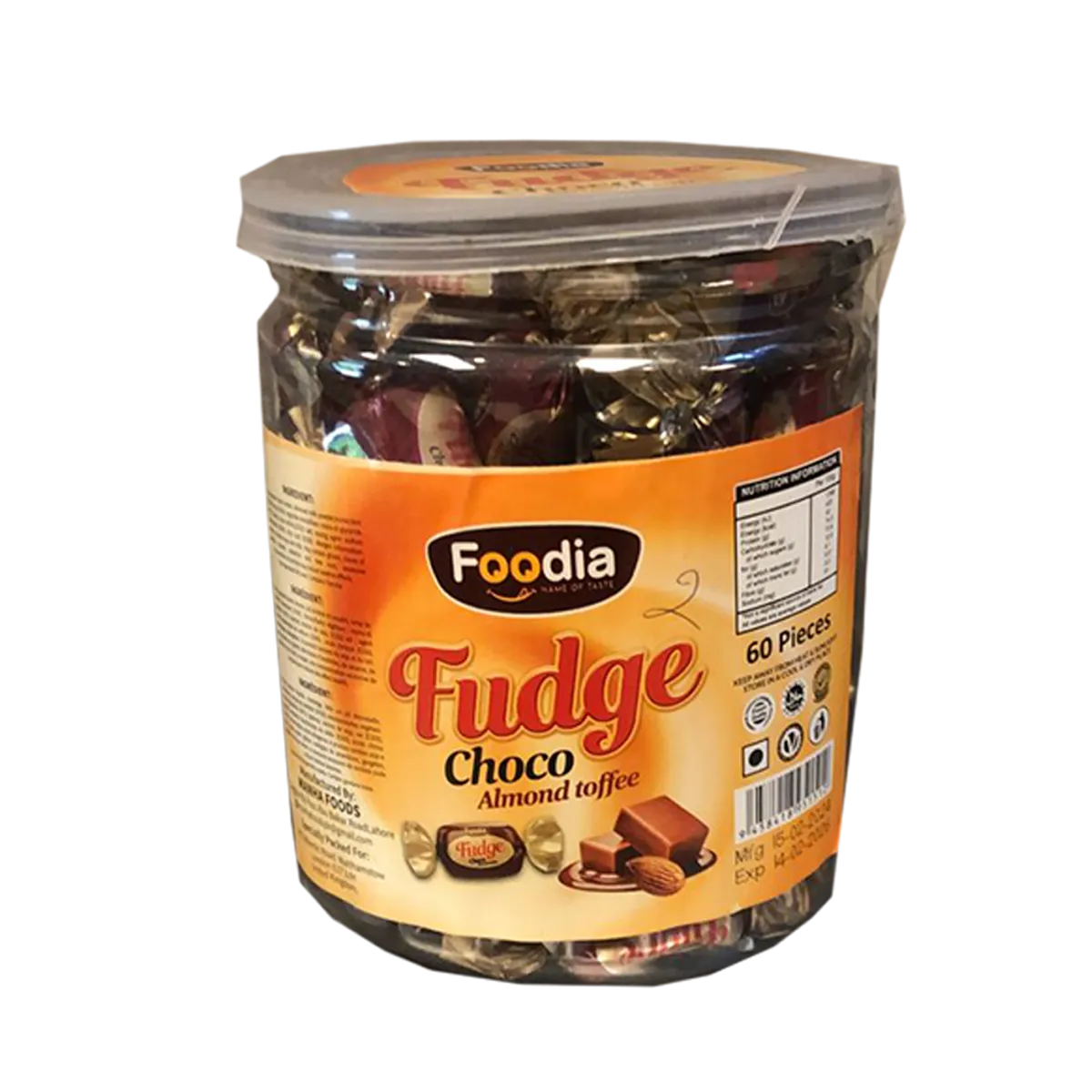 Foodia Fudge Choco Almond Toffee 60 Pics
