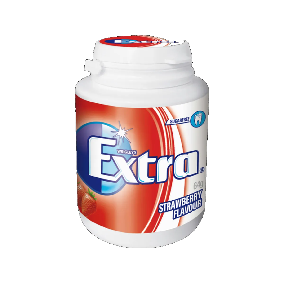 Extra Gum Bottle Strawberry 64G