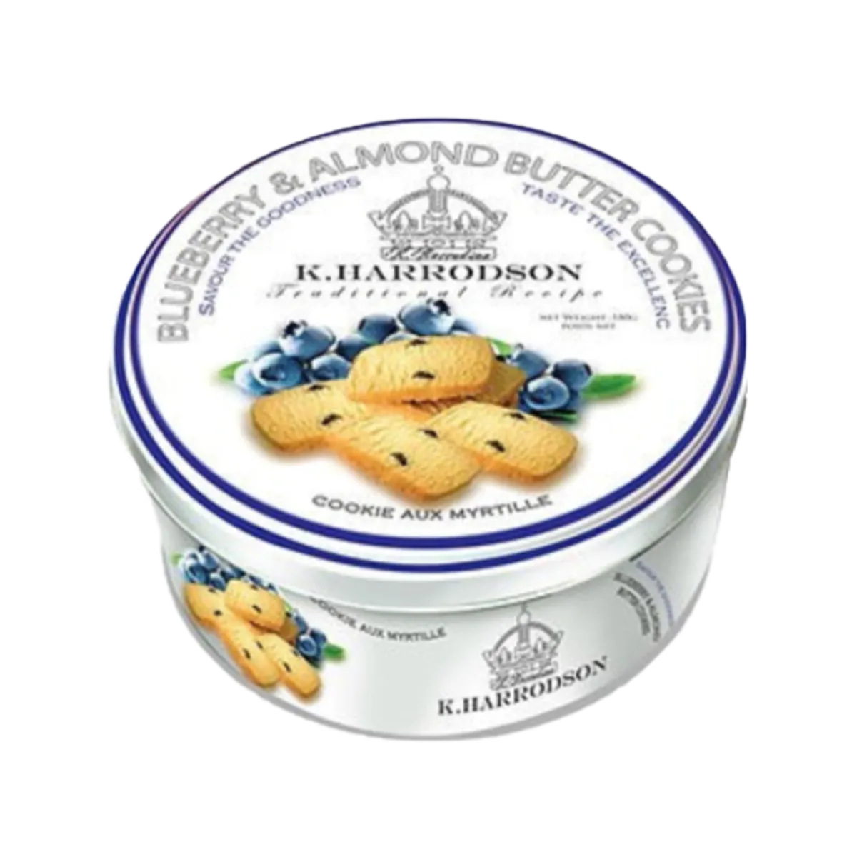K.Harrodson Butter Cookies Blueberry Almond 400G