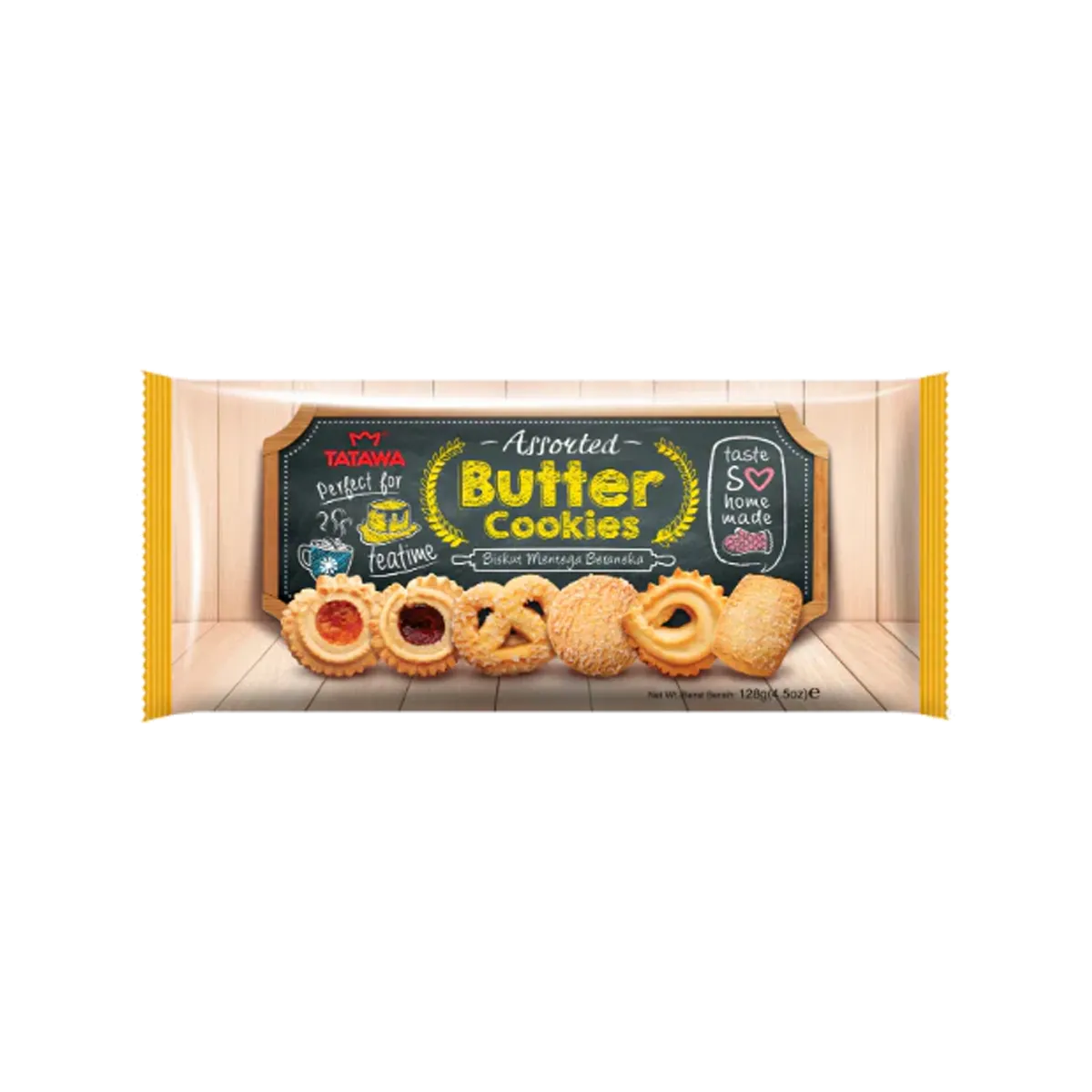 Tatawa Choc Butter Cookies 128G