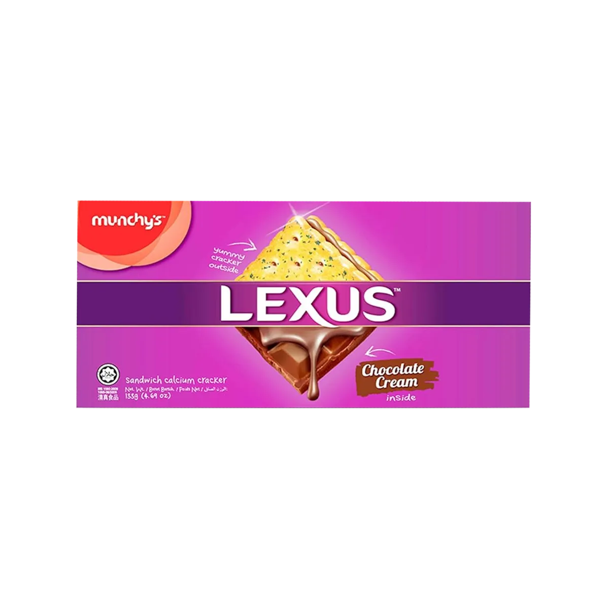 Mucnhys Lexus Chocolate Cream Cracker 150G