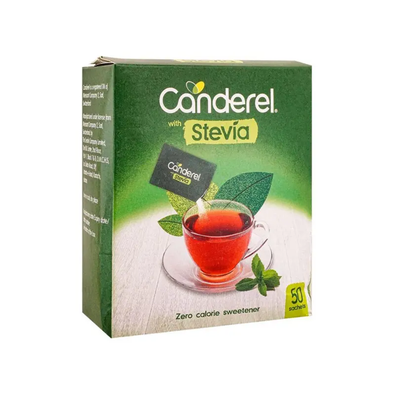Canderel Stevia Zero Sweetener 50 Sachers 60g