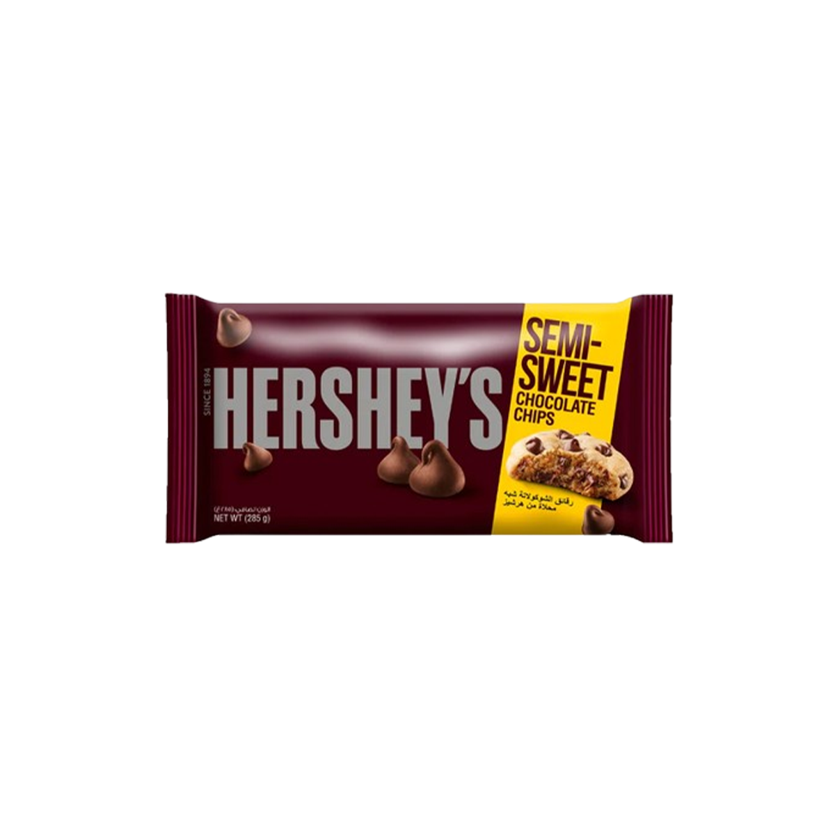 Hersheys Semi Sweet Baking Chocolate Chips 285g