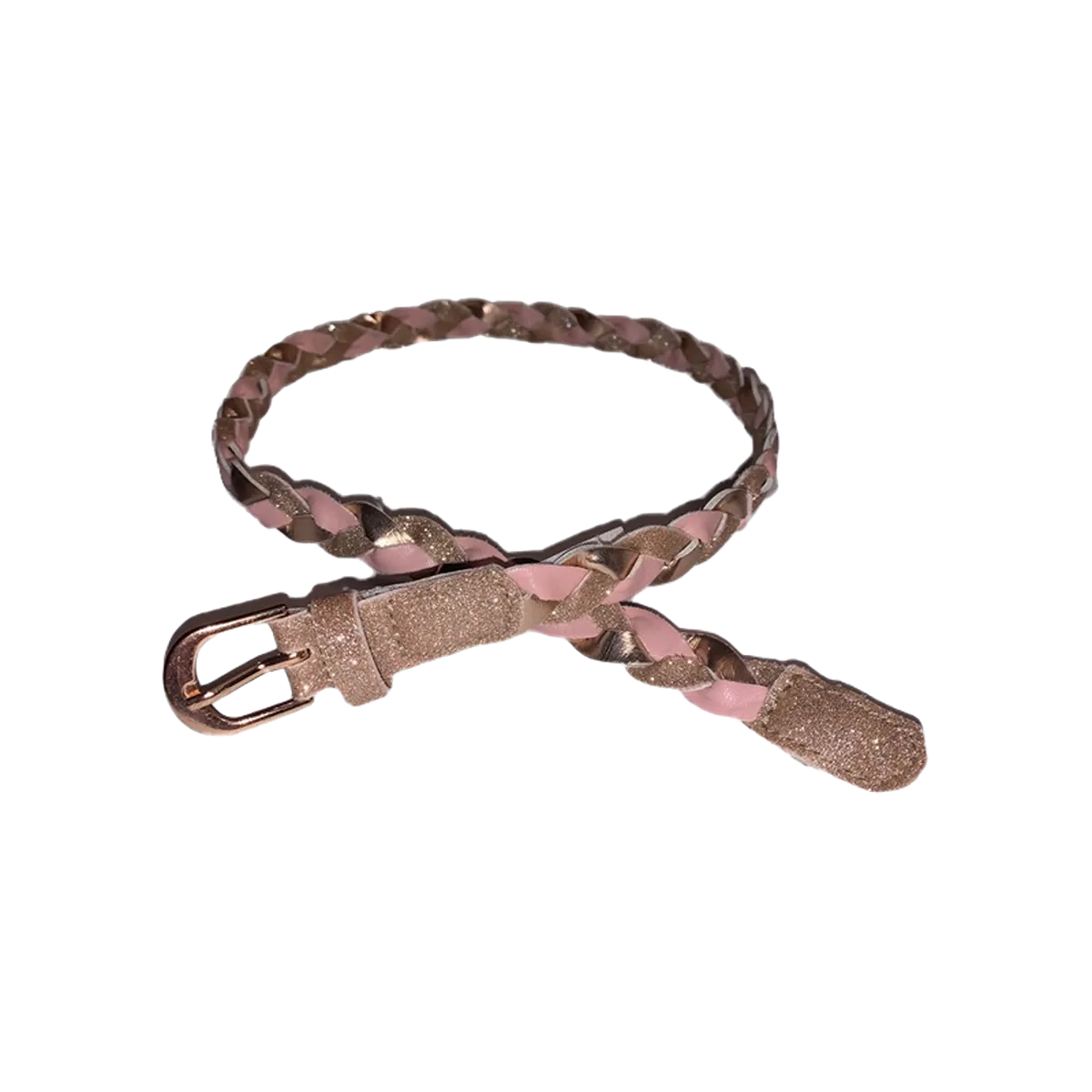 Oshkosh Kids Rose Silver Belt Size 3-5 Year Large