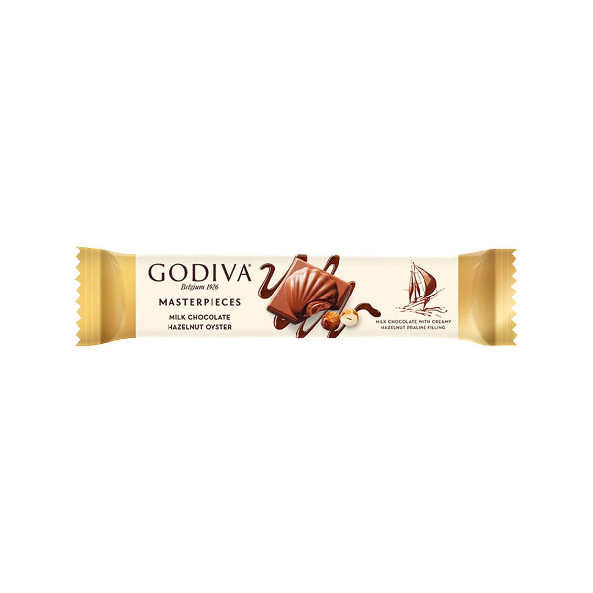 Godiva Milk Chocolate Hazelnut Oyster 32g