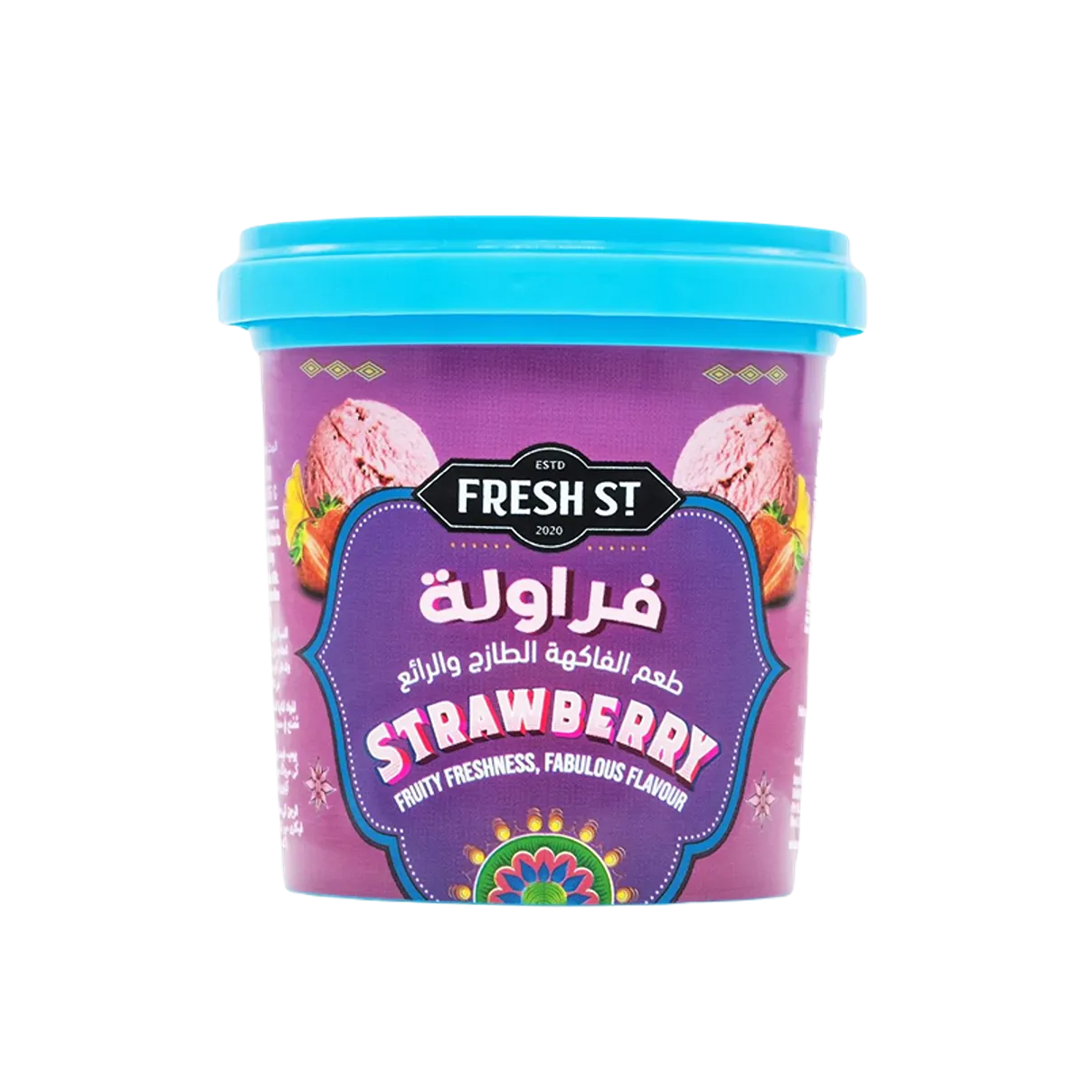 Fresh St Ice Cream Strawberry Cup 125ml