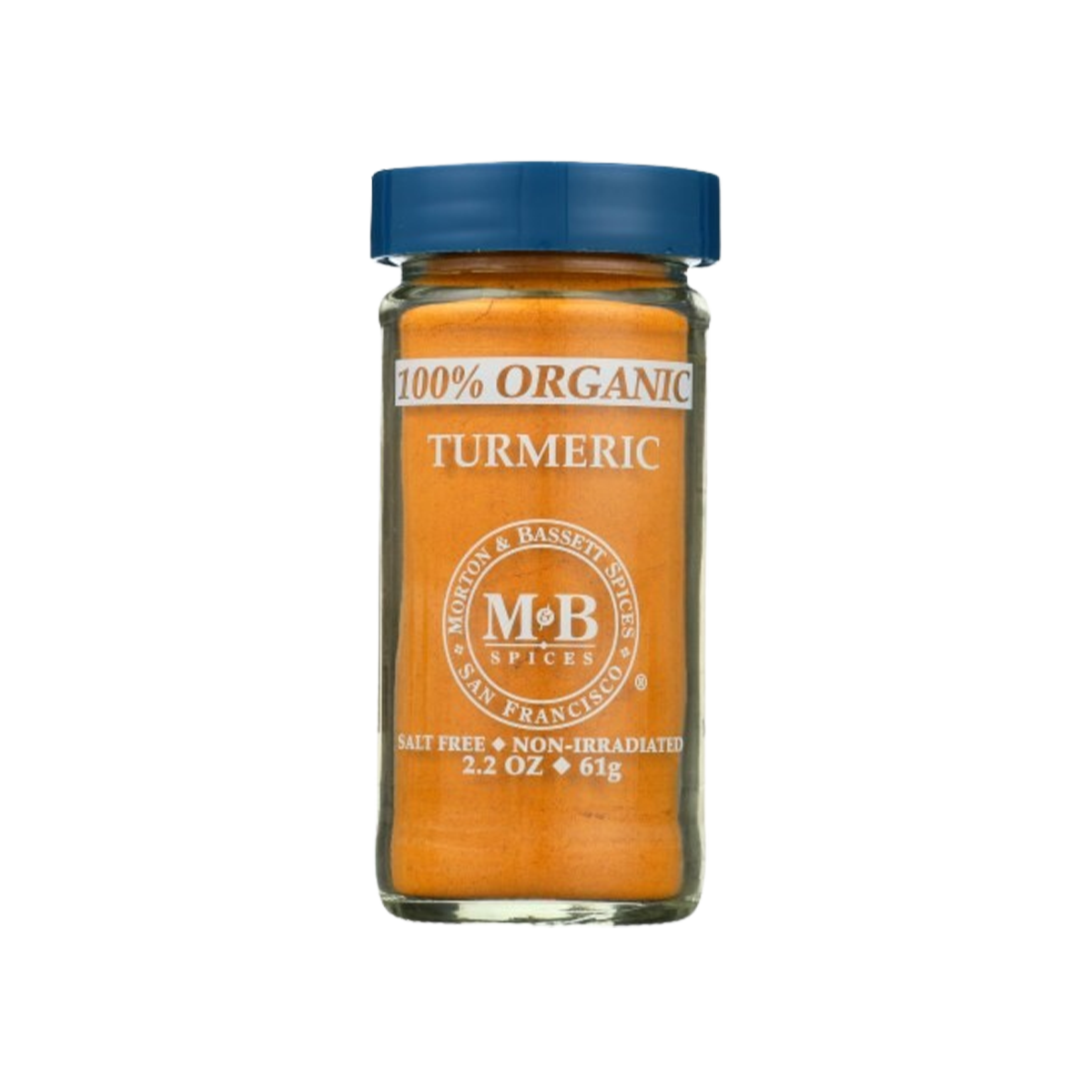 Morton & Bassett, Seasoning Turmeric, Case Of 3, 2.2 oz
