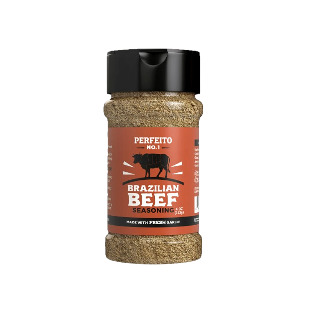 PERFEITO Brazilian Beef Seasoning - Recommended for Beef/All Natural - Case of 12 - 4 oz