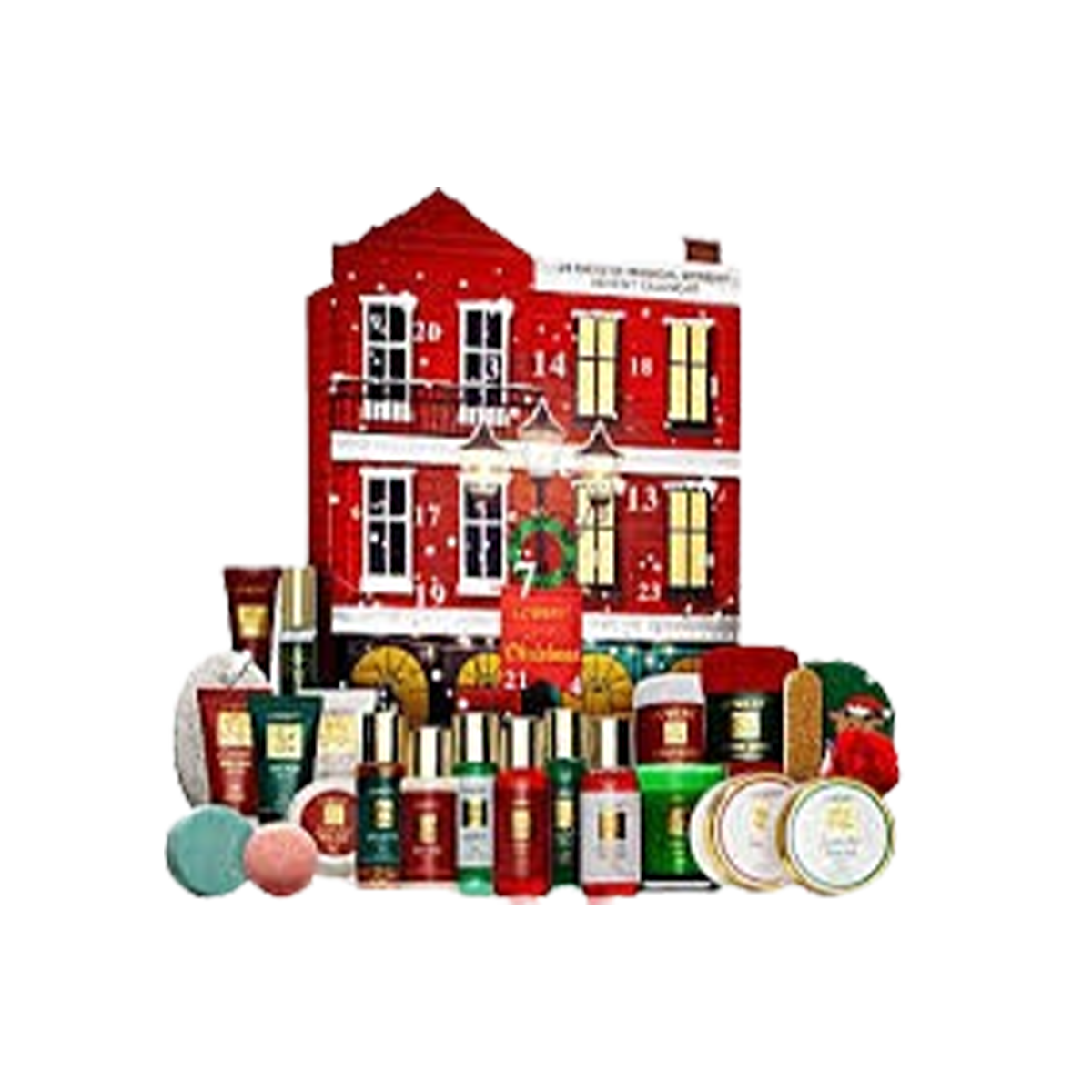 Lovery 2024 Limited Edition Advent Calendar, Christmas Advent Calendar - 24pc Bath & Body Care - 3 lb