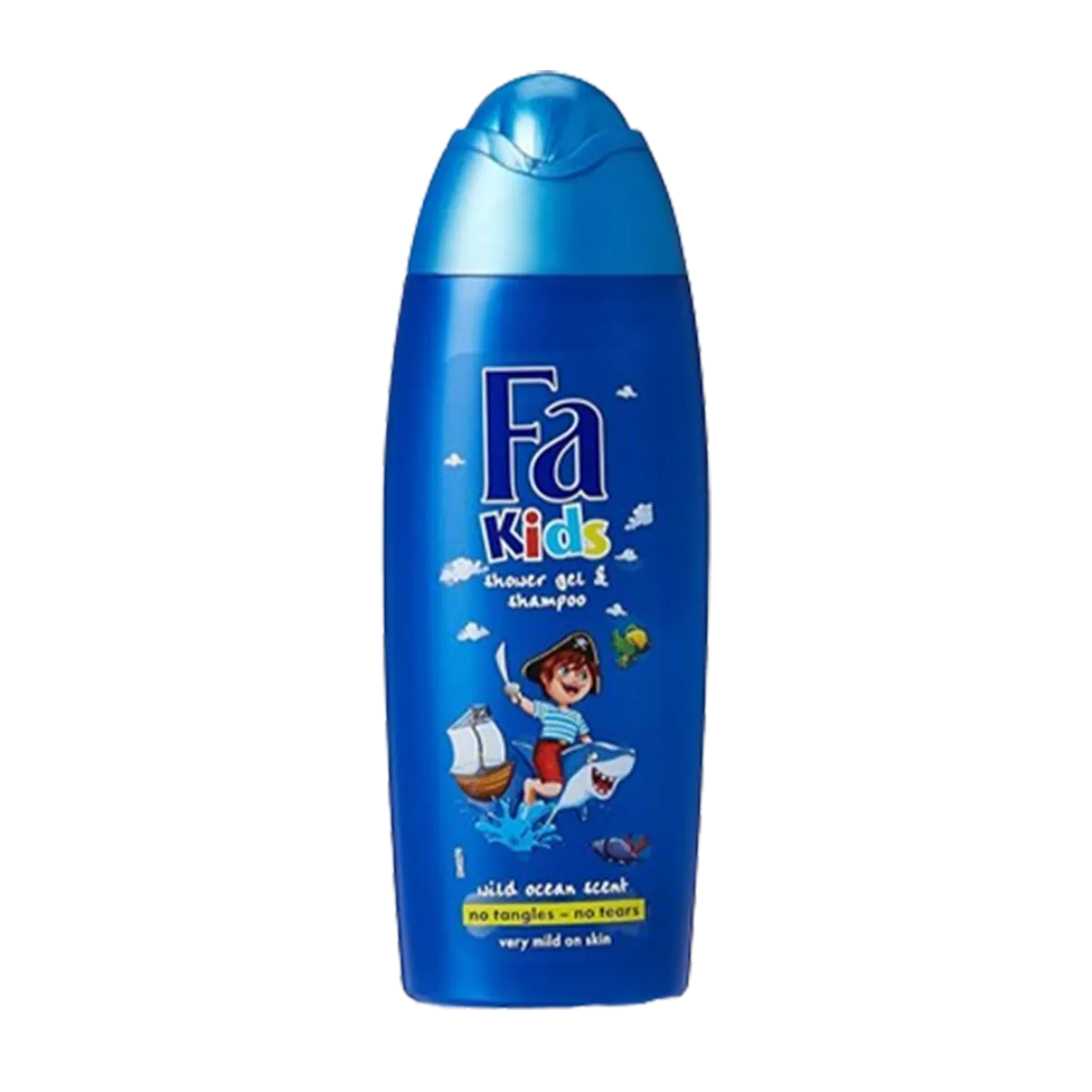 Fa Kids Shower Gel+Shampoo Wild Ocean Scent 250ml