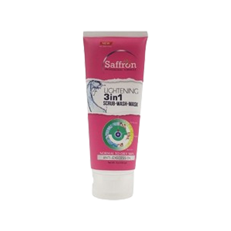 Saffron 3 in 1 Scrub Wash Mask 200gm