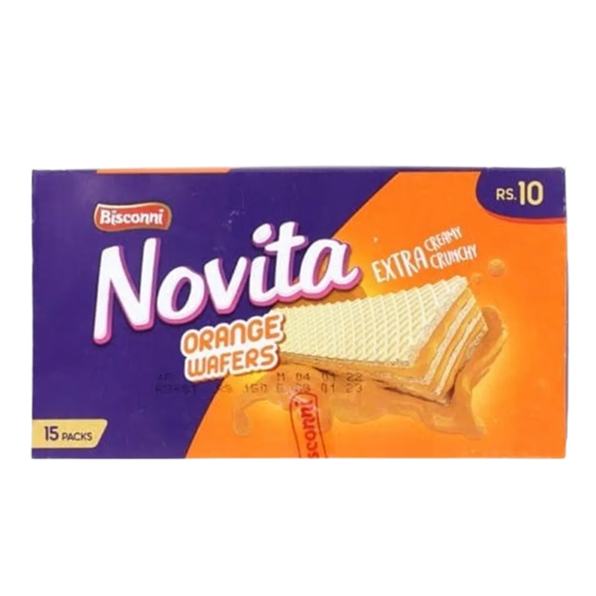 Bisconni Novita Orange Wafers