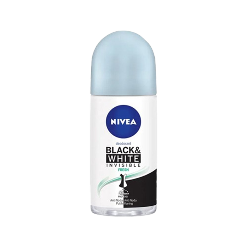 Nivea Deo Roll On Invisible B&W Fresh 50 Ml