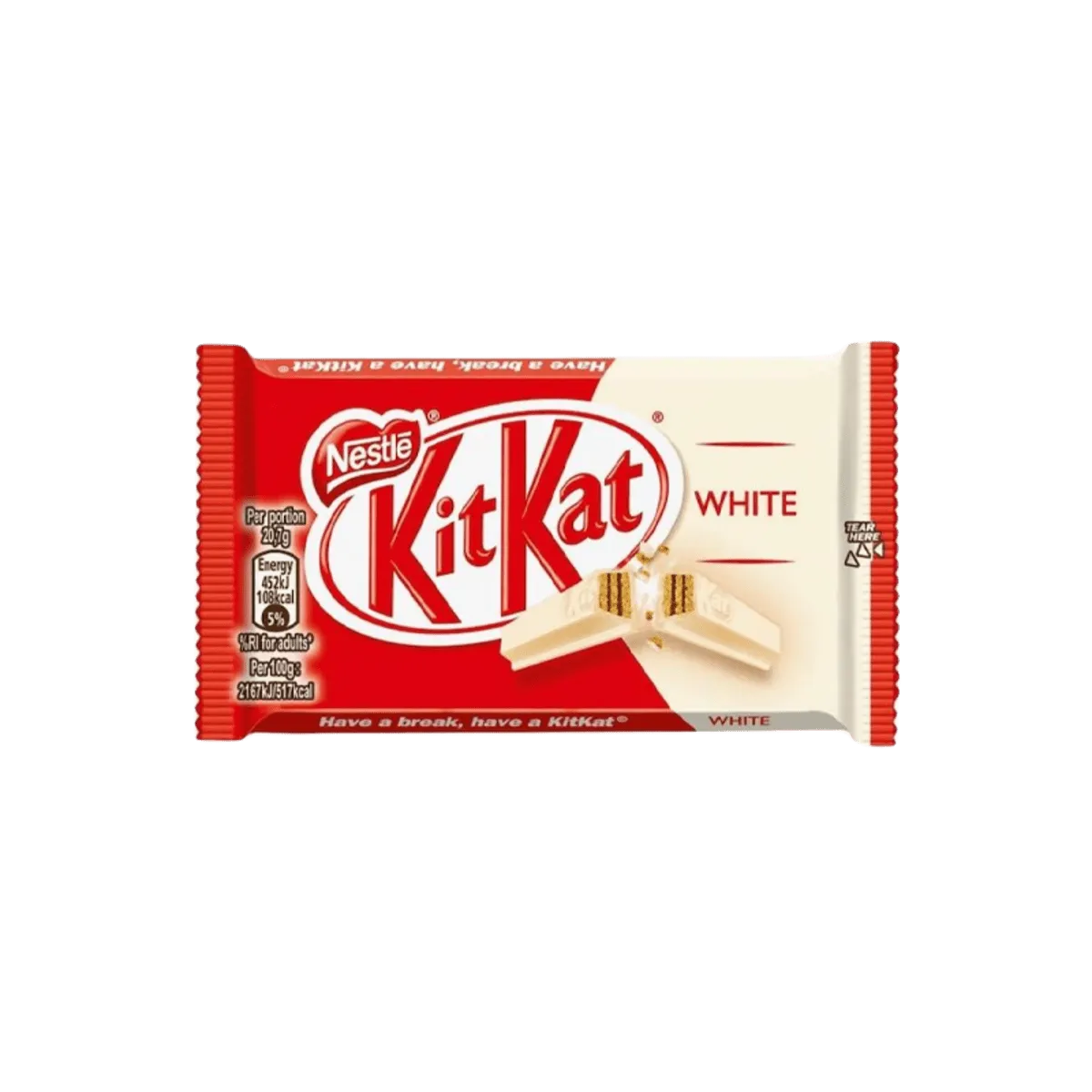 Nestle Kit Kat White Chocolate 4 Finger 41.5g