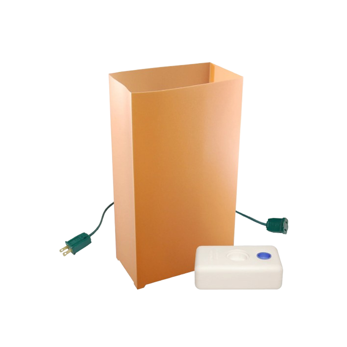 LumaBase Electric Luminaria Kit with LumaBases, Tan -  Set of 10