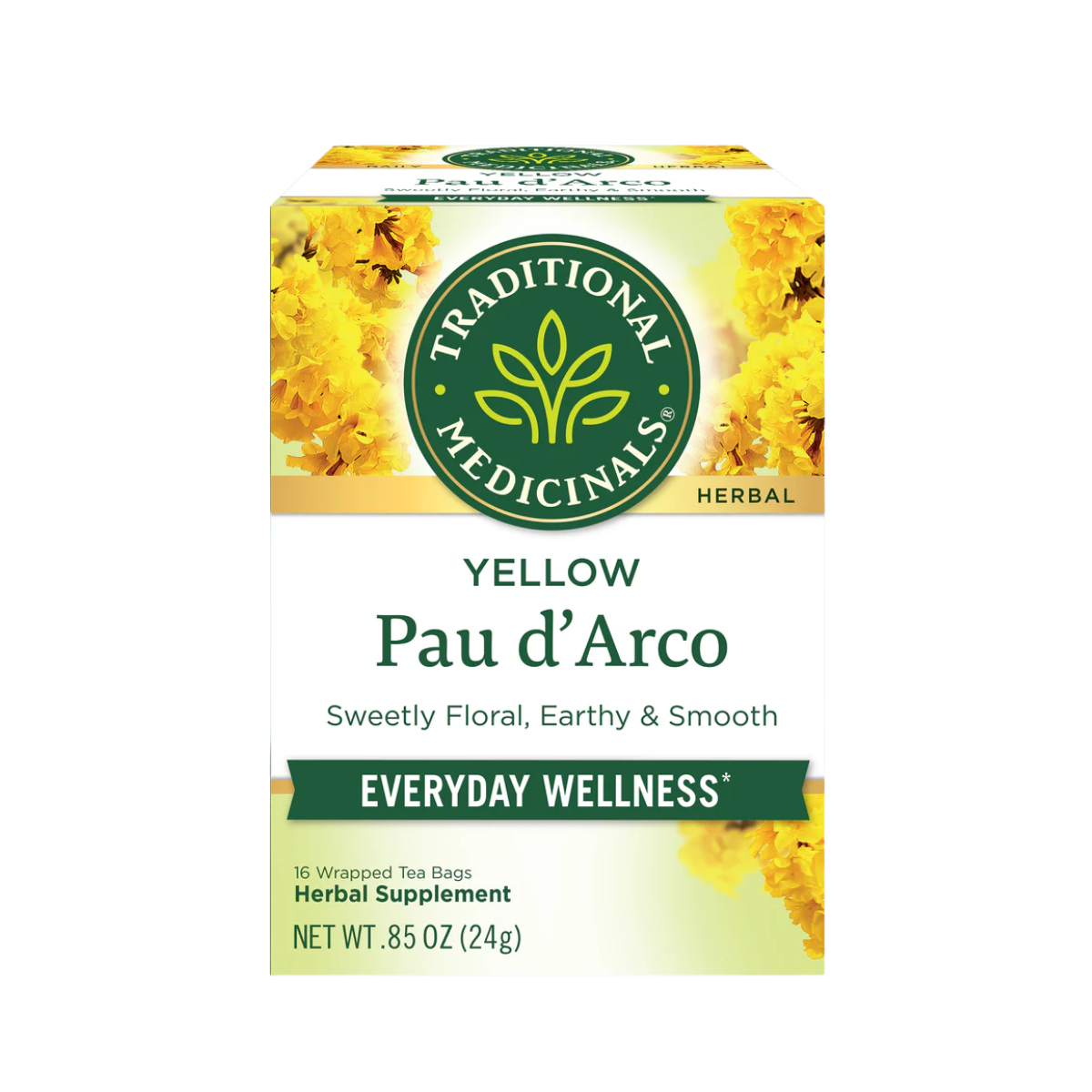 Traditional Medicinals Yellow Pau d'Arco Tea 16 count