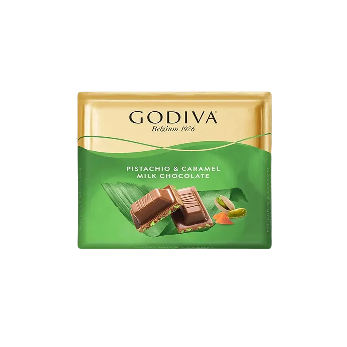 Godiva Square Chocolate Pistachio & Caramel 60g