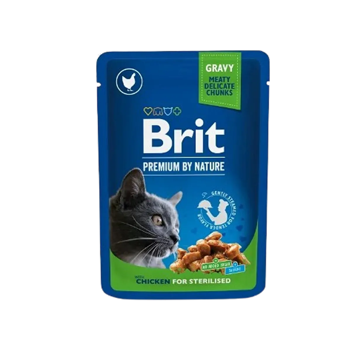 Brit Premium by nature chicken for sterilised 100g