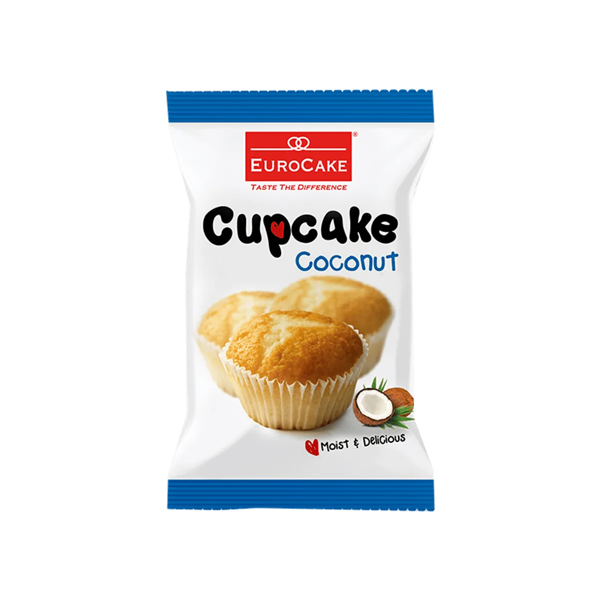 Euro Cake Coconut Chip Cupcake 30g