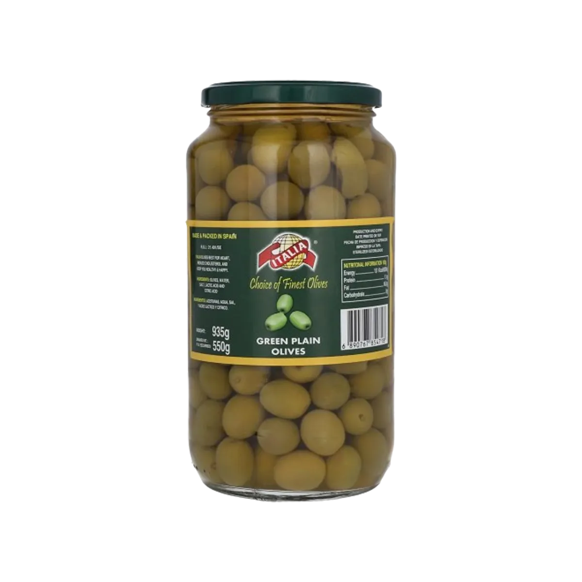 Figaro Green Olives Plain 935g