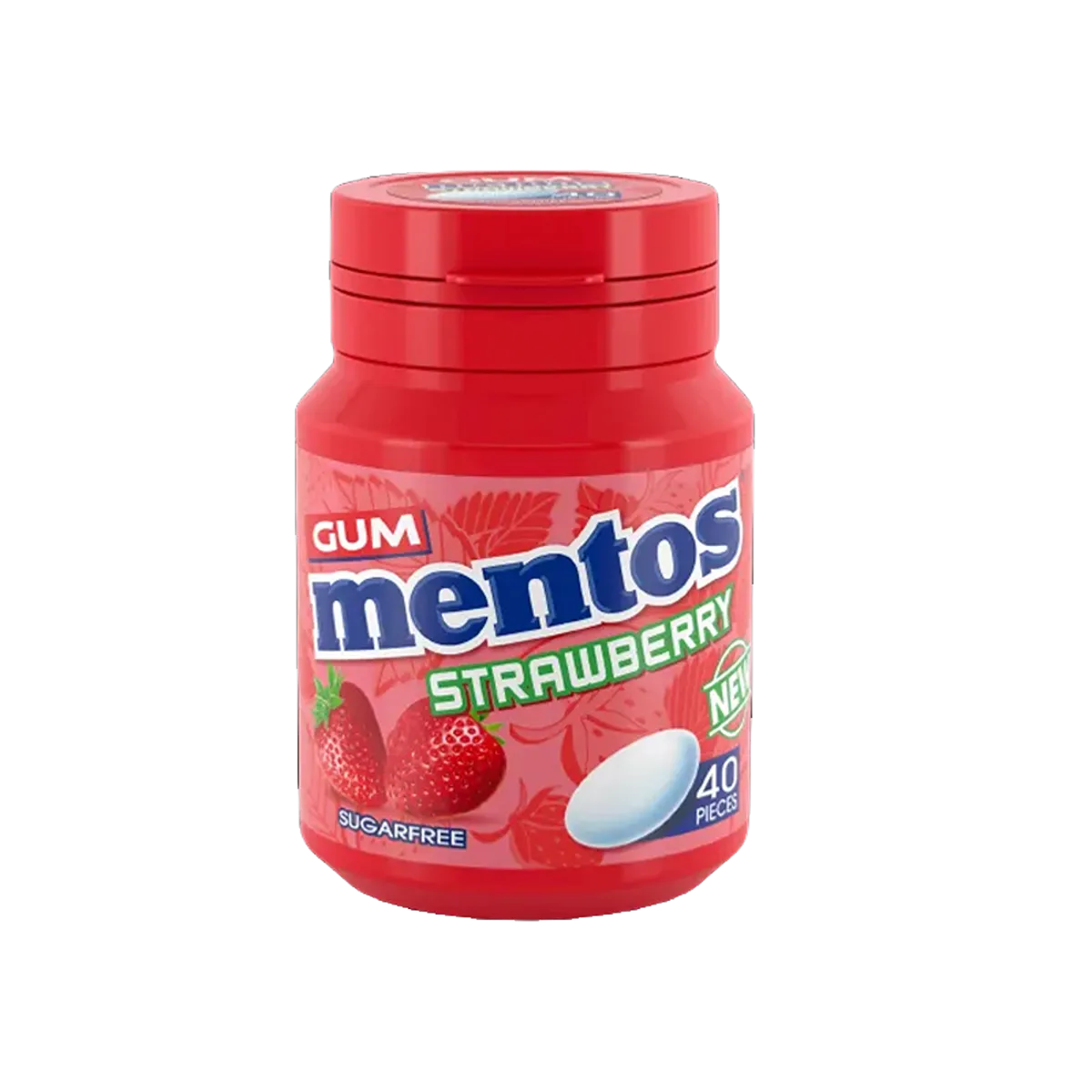 Mentos Strawberry Bottle 40s