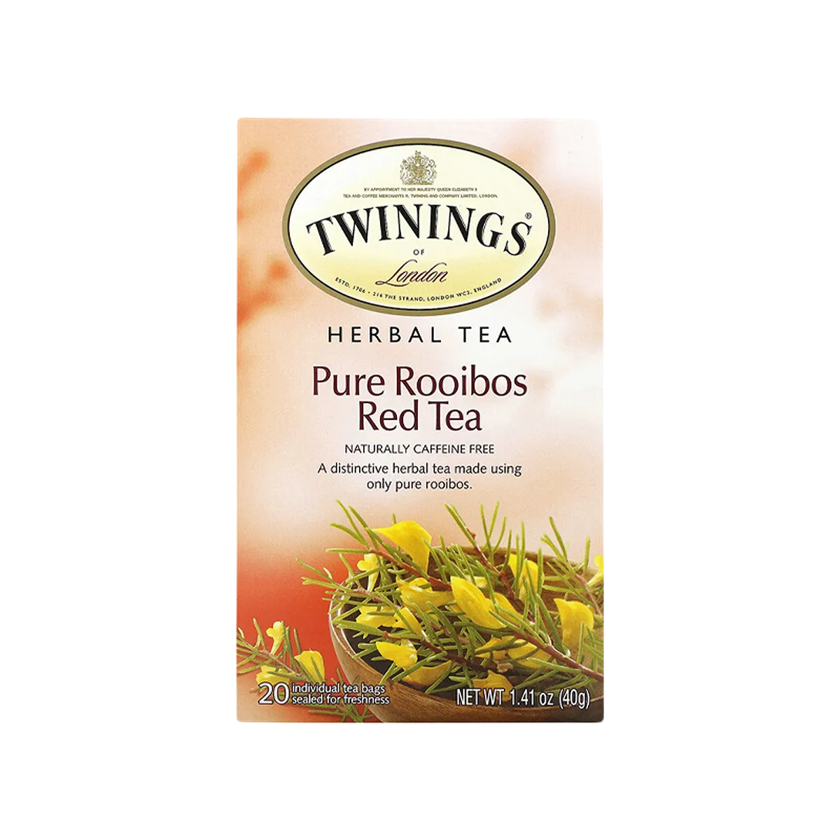 Twining Gree Pure Rooibos Tea Bag 40g