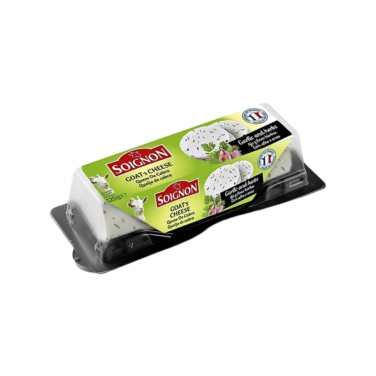 Soignon Goat Cheese Garlic & Herbs 125g