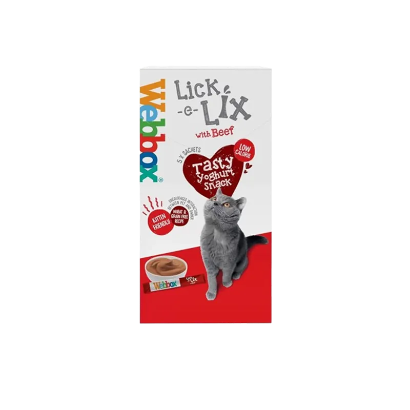 Webbox Lick-e-Lix With Beef 5sch 75G