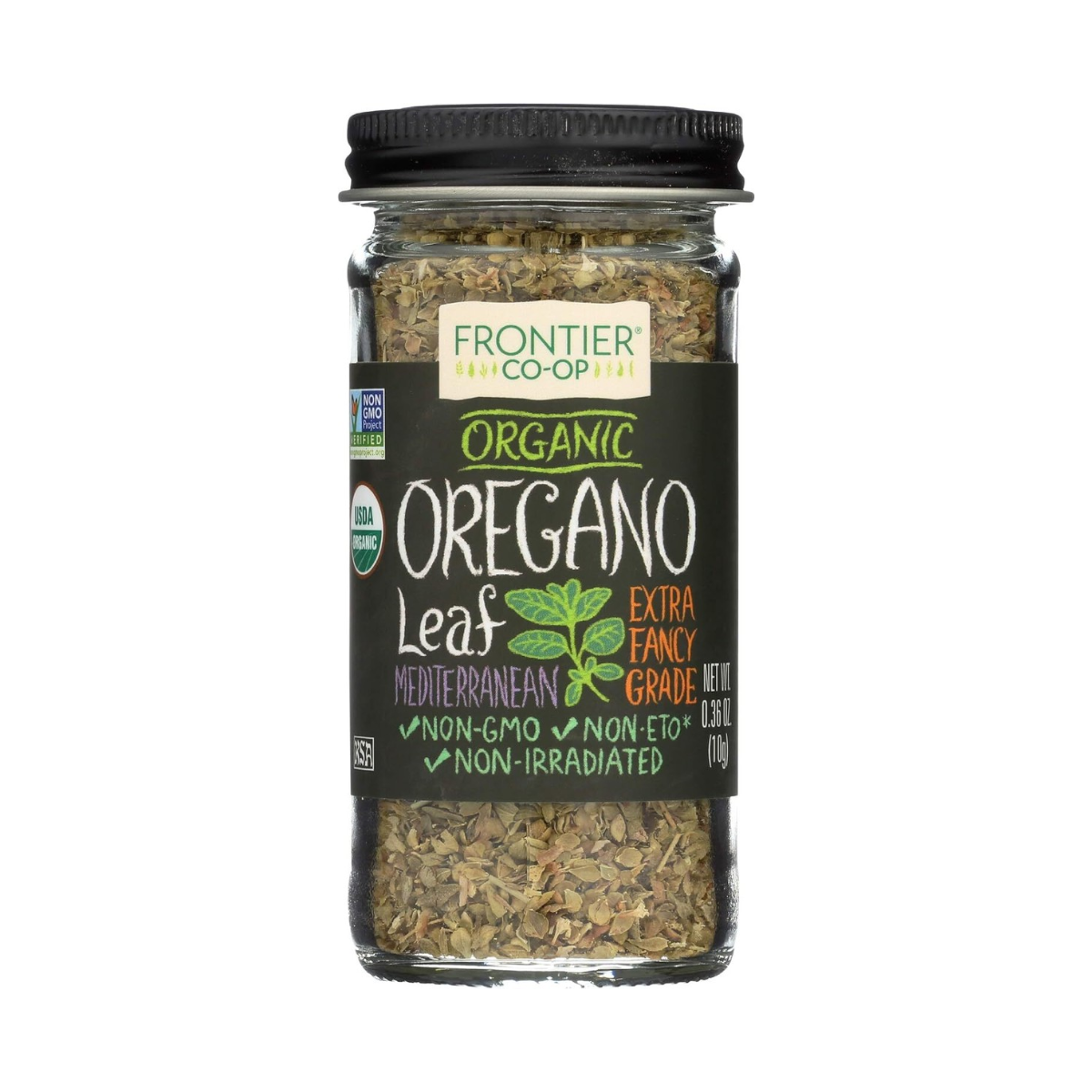 Frontier Nat Prod Co-op, Oregano Leaf Organic Cut And Sifted Fancy Grade Single Bulk Item, 1 Each, 1