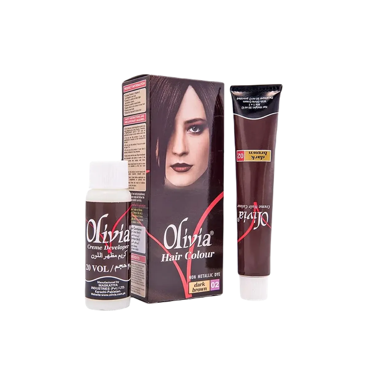 Olivia Hair Colour Dark Brown 02