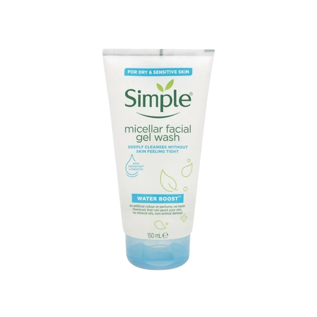 Simple Water Boost Micellar Facial Gel Wash 150ml