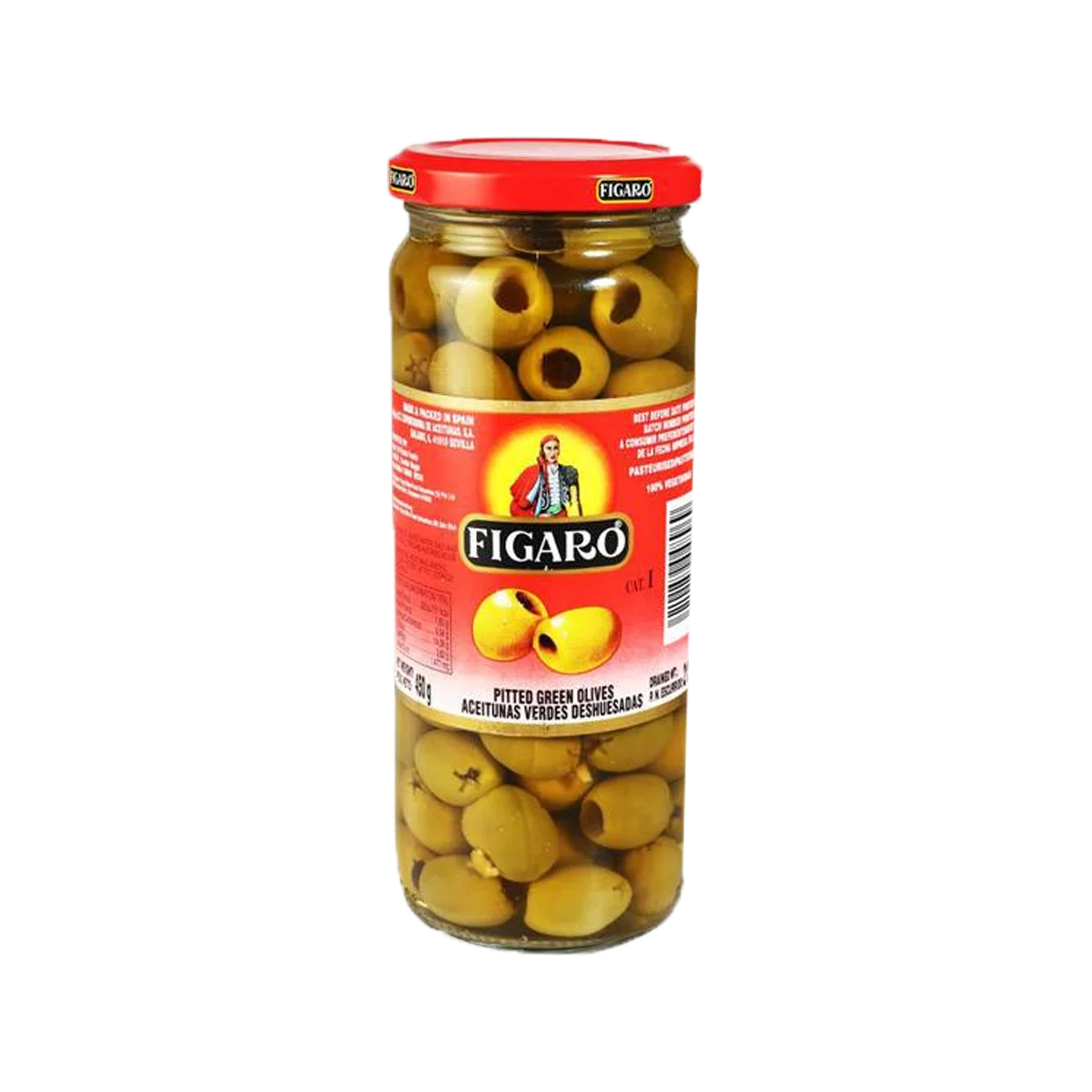 Figaro Green Olives Plain 340g