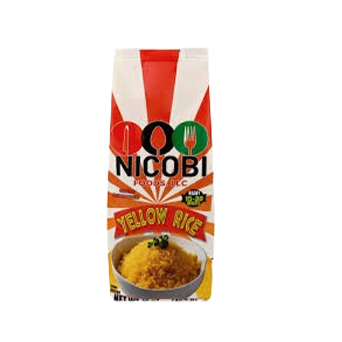 Nicobi Foods Seasoned Yellow Rice  - Case of 12 - 16oz