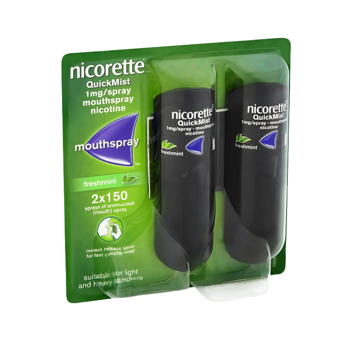 Nicorette QuickMist Nicotine Mouthspray 2 x 150 ml