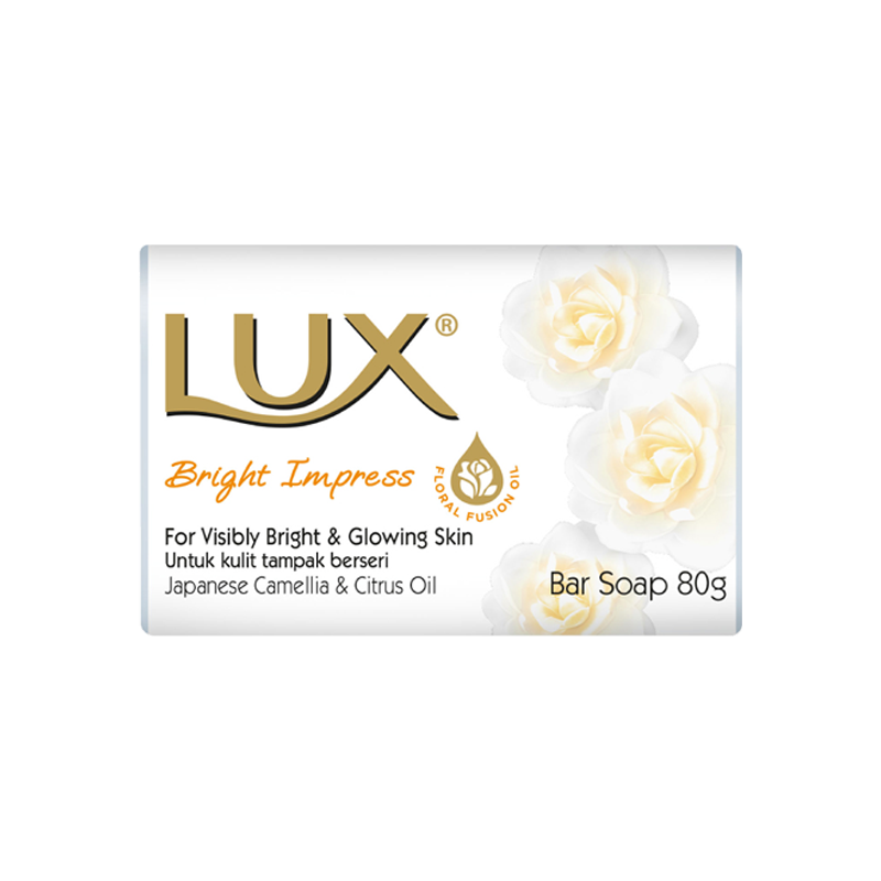 Lux Bright Impress Bar Soap 80g